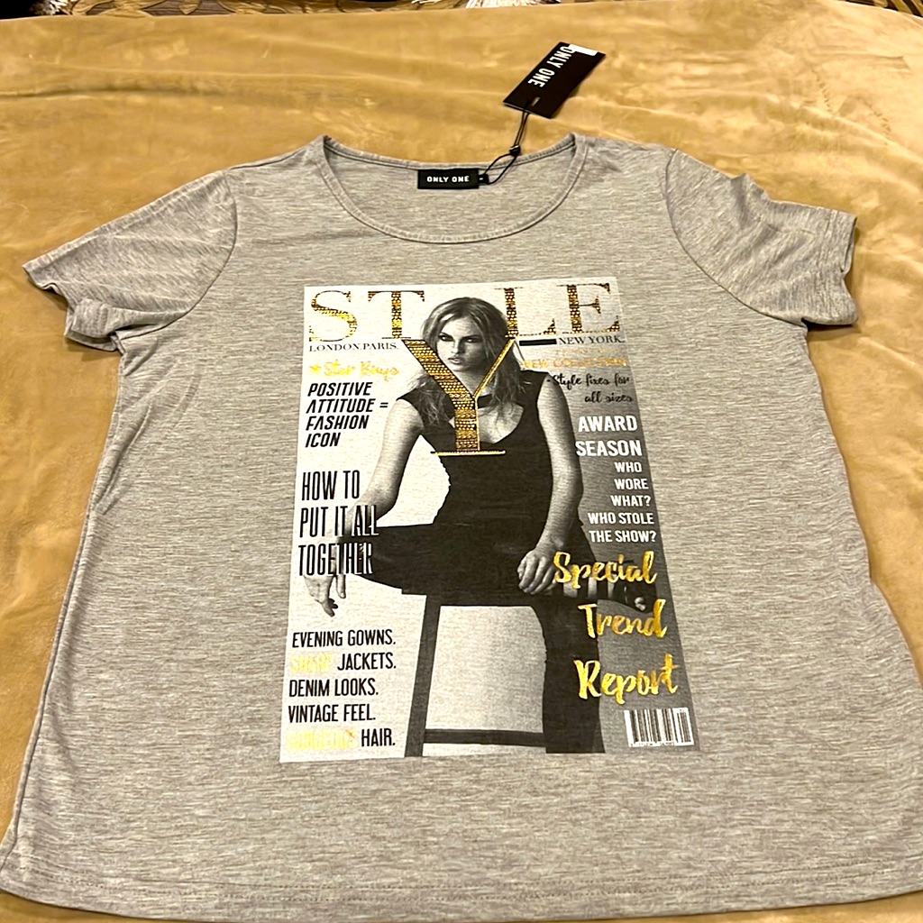 Beautiful Only One Vintage TShirt Model On Style Magazine